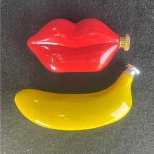 Red Lips and Yellow Banana Flasks